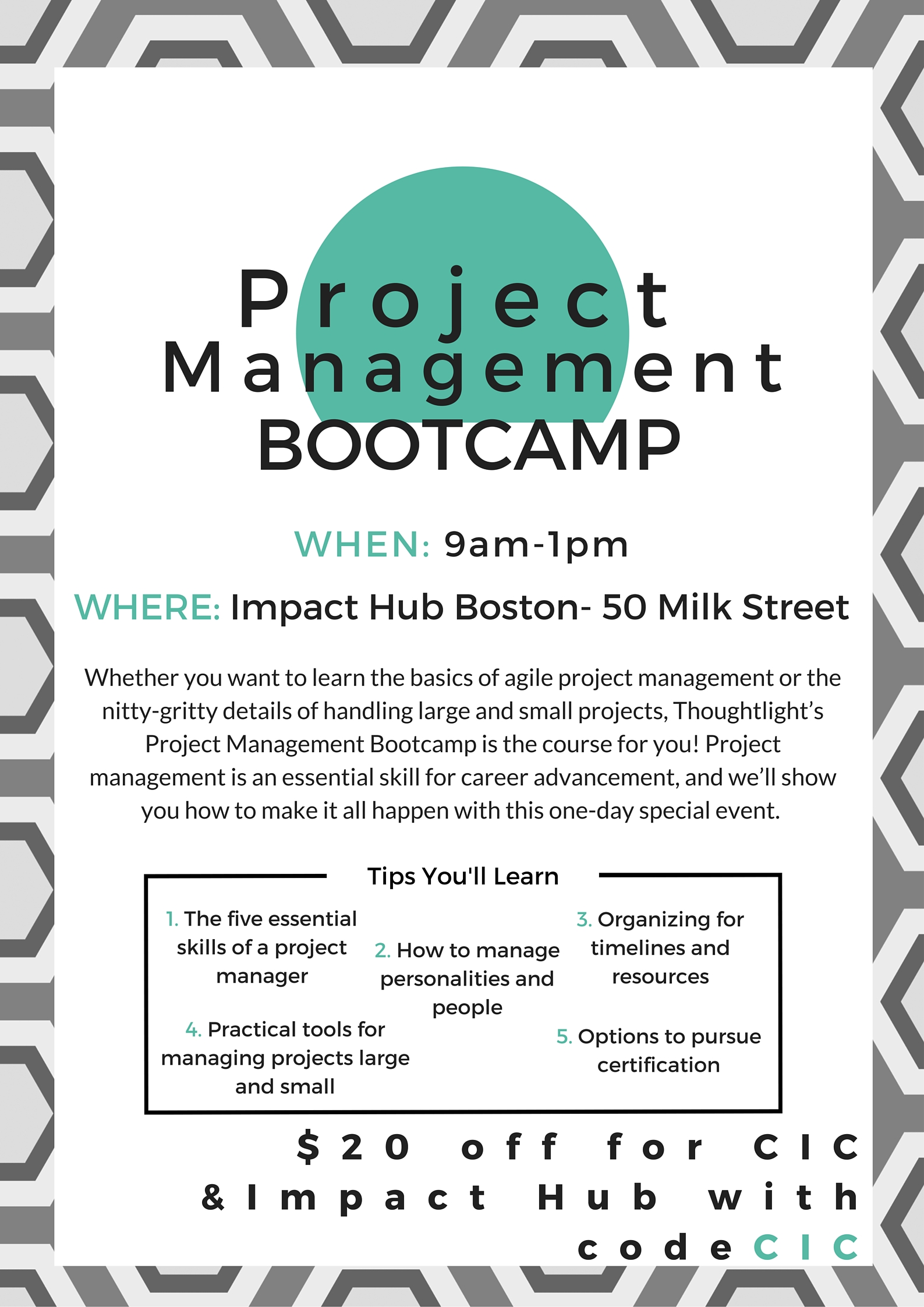 Project Management Bootcamp [04/29/16]