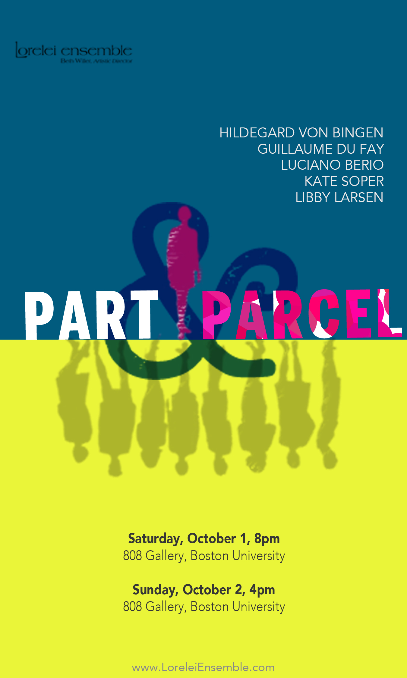 Lorelei Ensemble presents Part & Parcel Concert [10/02/16]