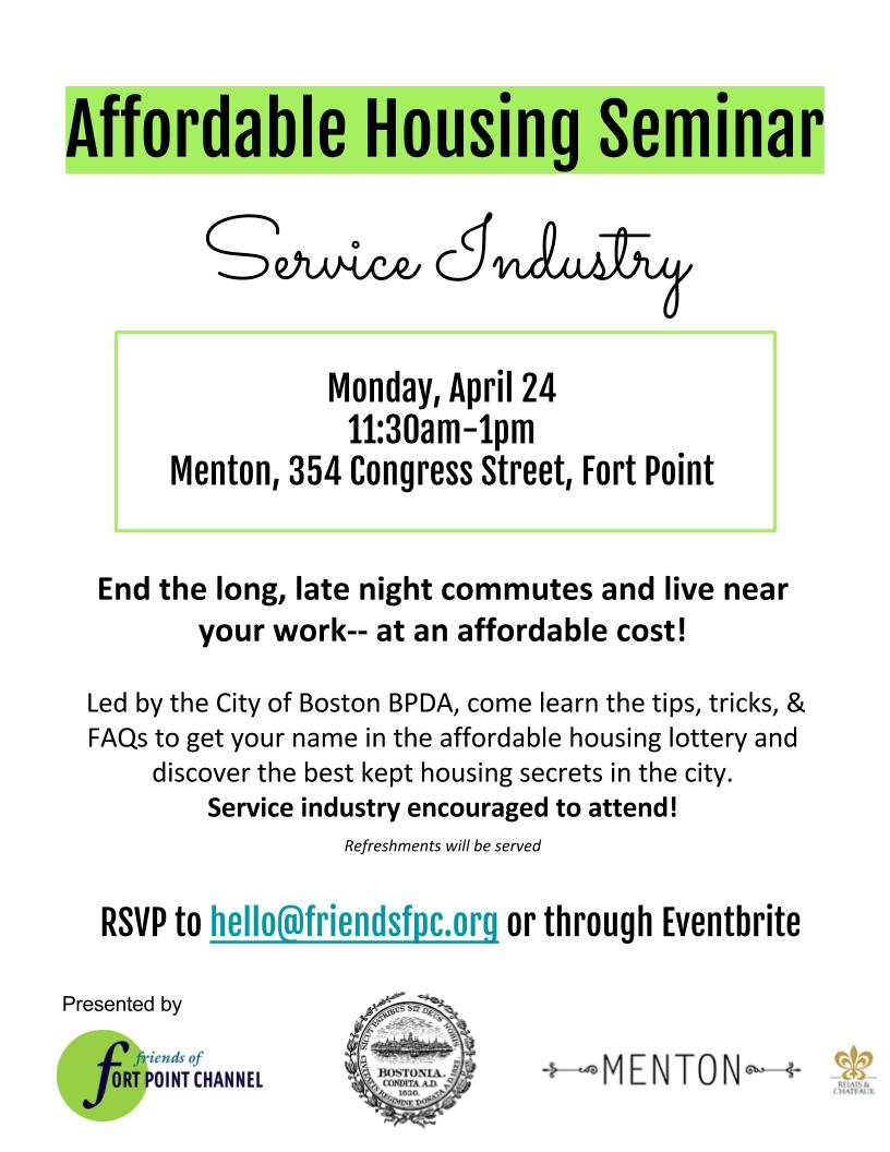 Affordable Housing Seminar [04/24/17]