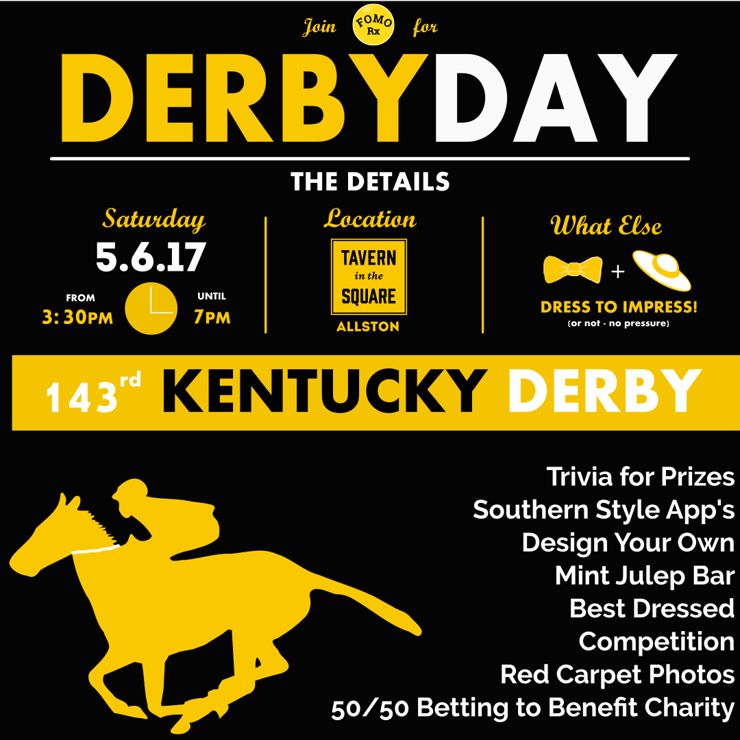 DerbyDay Boston's Biggest Kentucky Derby Event [05/06/17]