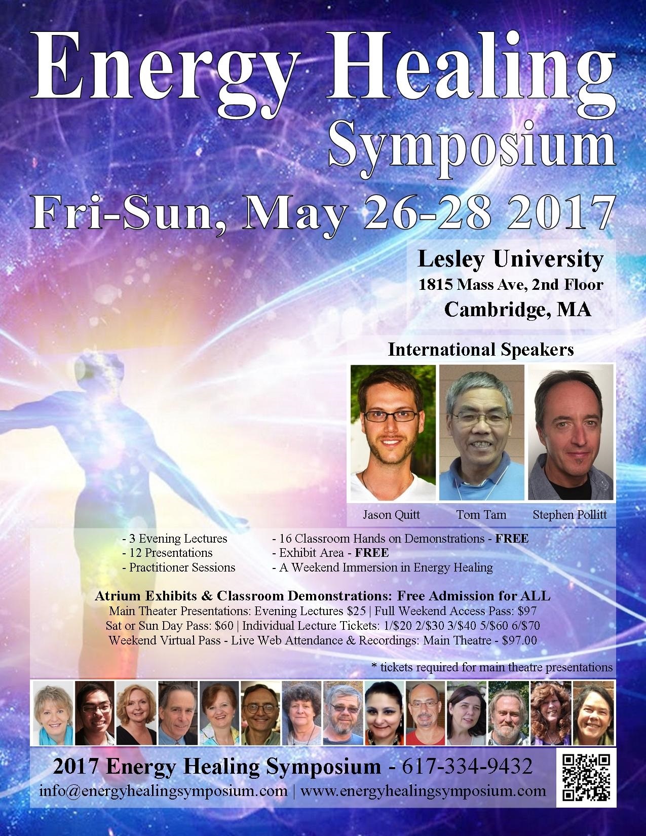 Demonstrations & Exhibits at the Energy Healing Symposium [05/26/17]