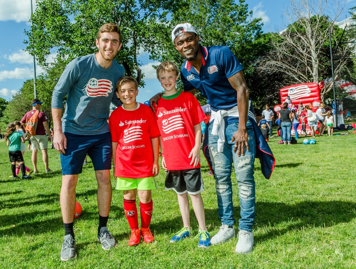 Environmentally Friendly: New England Revolution Place Giant Logo