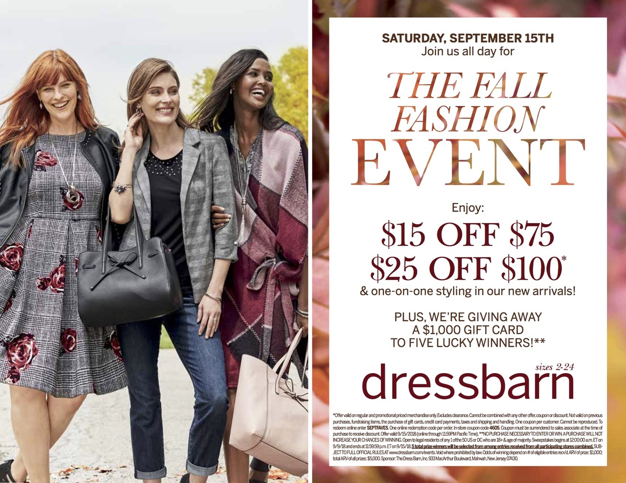 Dressbarn Fall Fashion Event 09 15 18