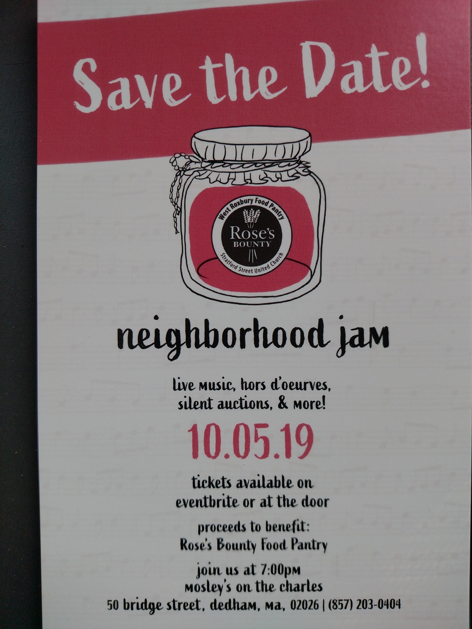 Neighborhood Jam 10 05 19