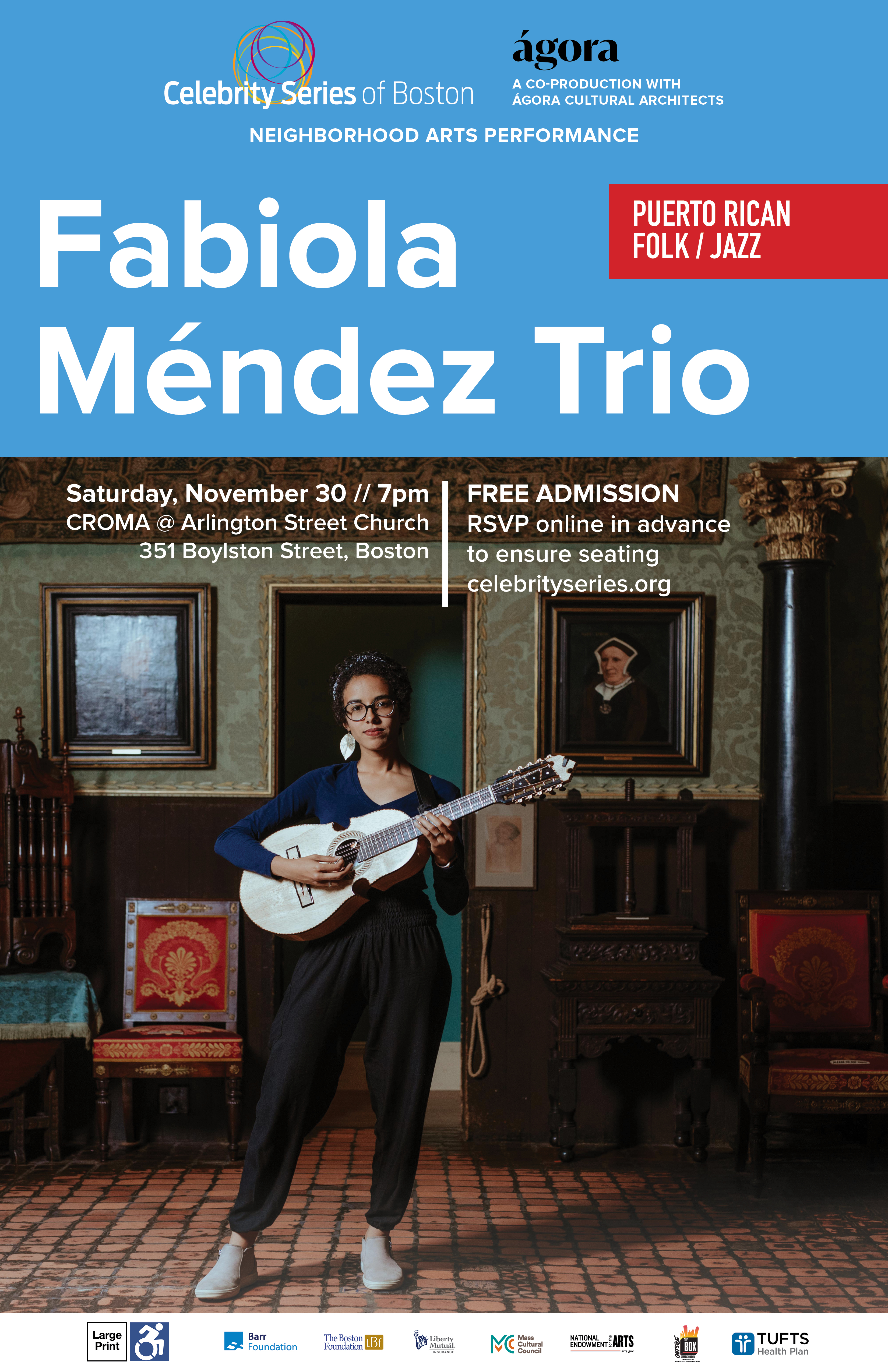 Celebrity Series brings Fabiola Mendez Trio to celebrate