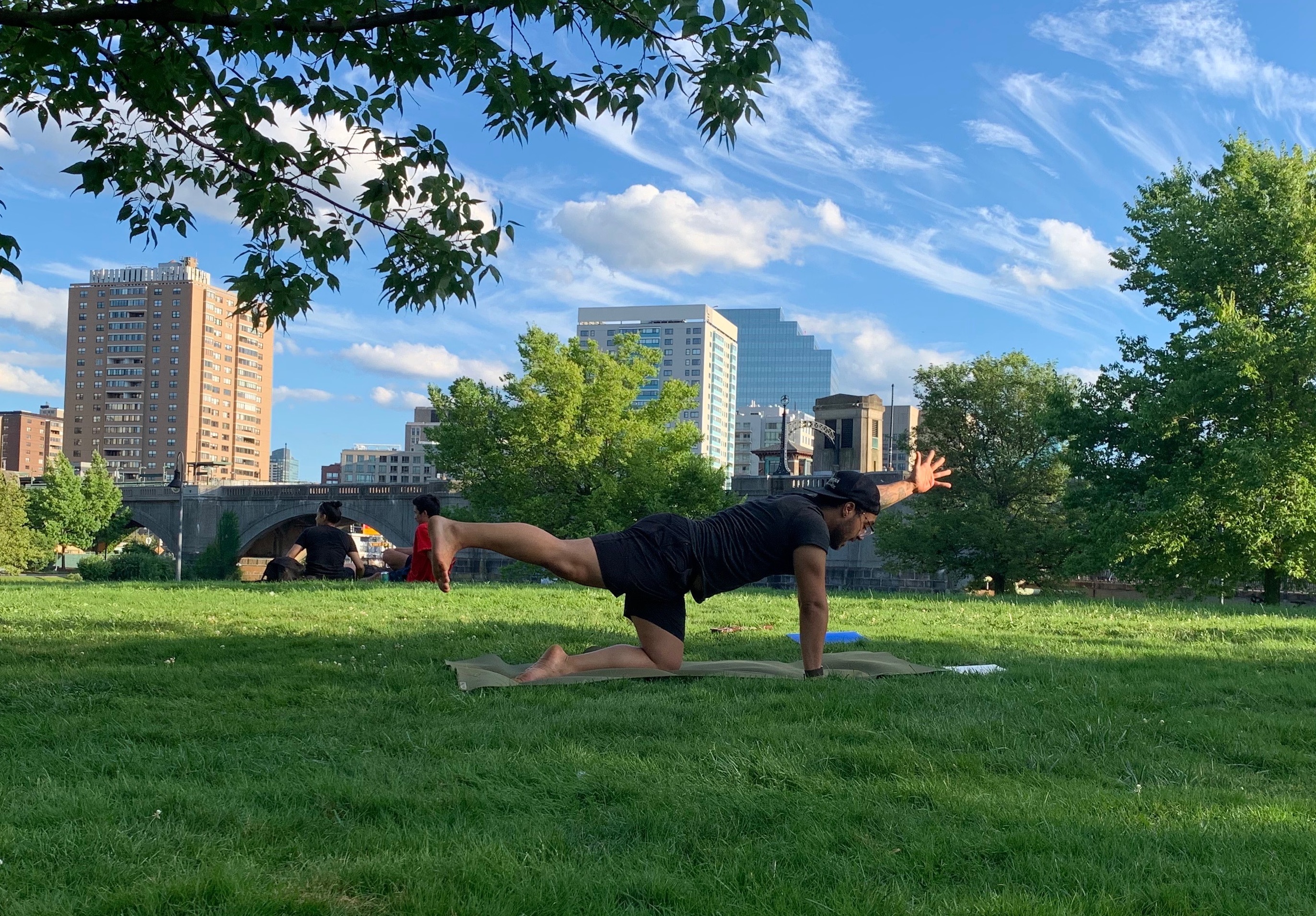 Outdoor Yoga In Cambridge 082420